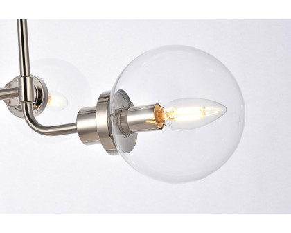 Elegant Hanson 8 Lights Pendant - Polished Nickel (LD7039D36PN)