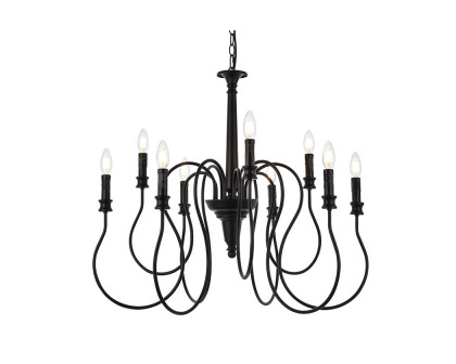 Elegant Flynx 4 Lights Pendant - Black, L 30" (LD7045D30BK)