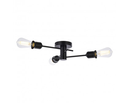 Elegant - Xavier 3 Lights Flush Mount