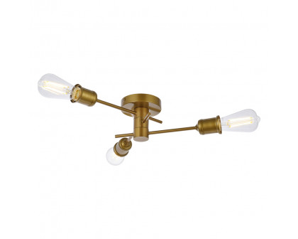 Elegant - Xavier 3 Lights Flush Mount