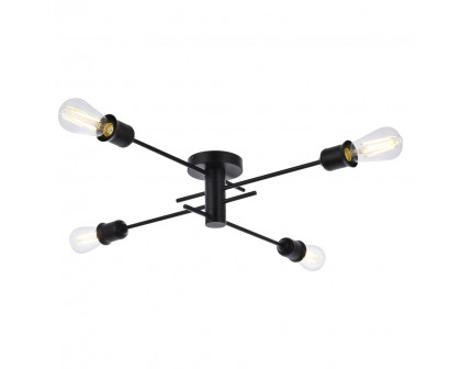 Elegant - Xavier 4 Lights Flush Mount