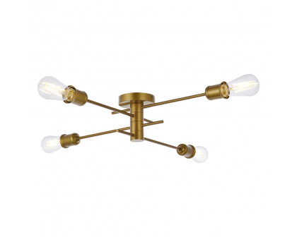 Elegant - Xavier 4 Lights Flush Mount