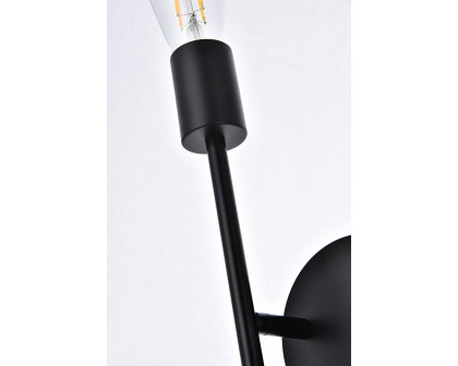 Elegant Armin 2 Lights Wall Sconce - Black (LD7053W7BK)