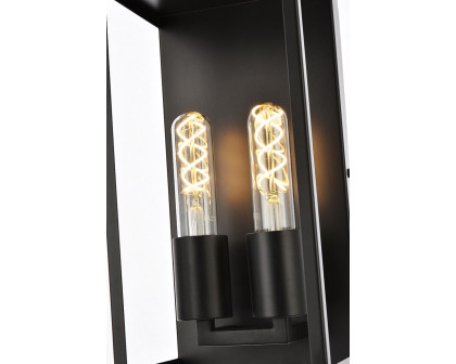 Elegant Voir 2 Lights Wall Sconce - Black (LD7055W6BK)