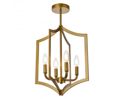 Elegant - Kiera 3 Lights Flush Mount