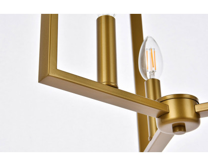 Elegant Vino 3 Lights Pendant - Brass (LD7071D14BR)