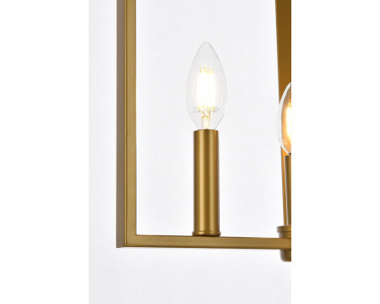 Elegant Vino 3 Lights Pendant - Brass (LD7071D14BR)