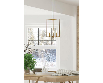 Elegant Vino 3 Lights Pendant - Brass (LD7071D14BR)