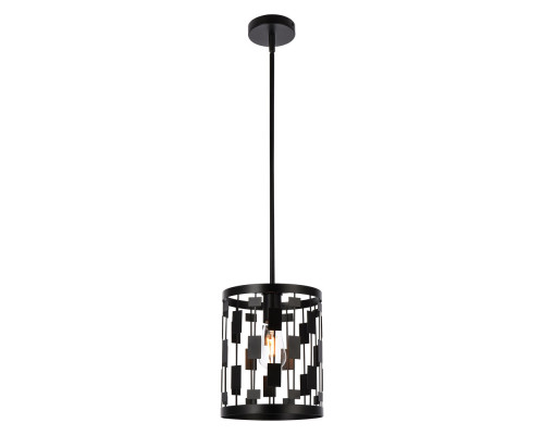 Elegant Levante 1 Light Pendant - Black, L 9" (LD7073D9BK)