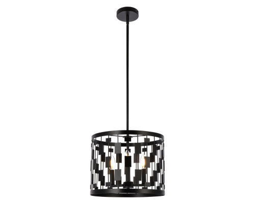 Elegant Levante 1 Light Pendant - Black, L 14" (LD7074D14BK)