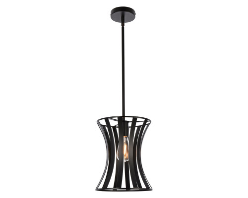 Elegant Lily 1 Light Pendant - Black (LD7076D10BK)