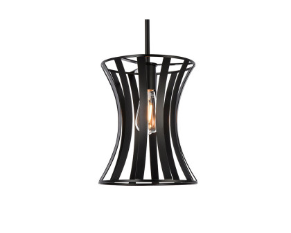 Elegant Lily 1 Light Pendant - Black (LD7076D10BK)