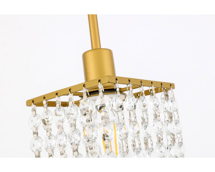 Elegant Taylor 1 Light Pendant - Brass (LD7500BR)