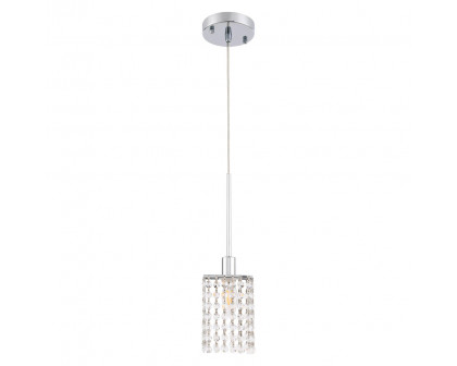 Elegant Taylor 1 Light Pendant - Chrome (LD7500C)