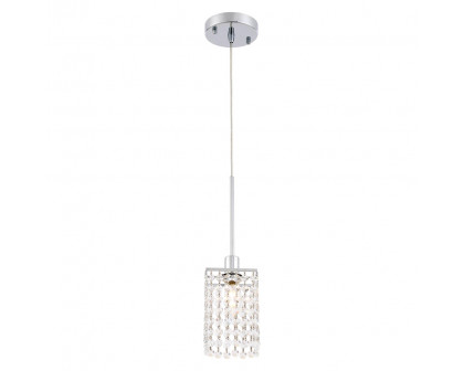 Elegant Taylor 1 Light Pendant - Chrome (LD7500C)