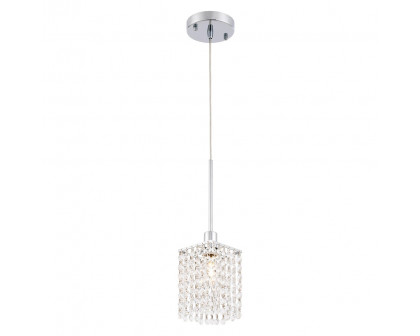 Elegant Taylor 1 Light Pendant - Chrome (LD7500C)