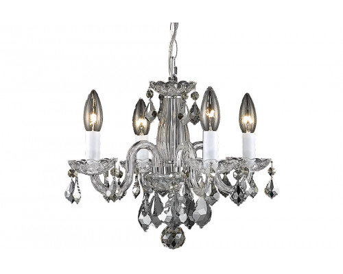 Elegant Azalea 4-Light Pendant - Chrome, L 15" (LD7804D15C)