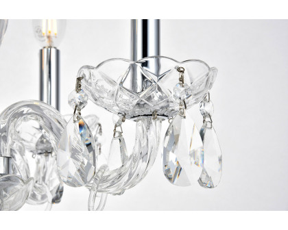 Elegant Azalea 4-Light Pendant - Chrome, L 17" (LD7834D17C)