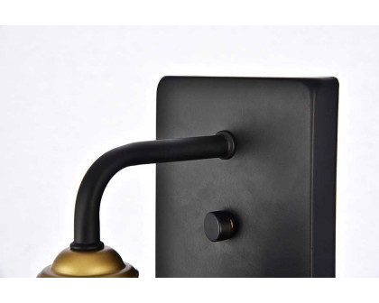 Elegant Anders 3 Lights Wall Sconce - Black, L 7.1" (LD8004W7BK)