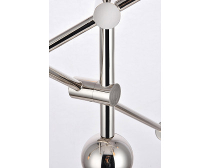 Elegant Pendant Light - Polished Nickel, L 29" (LD8007D29PN)