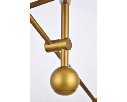 Elegant Pendant Light - Brass, L 29" (LD8008D29BR)