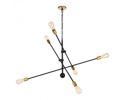 Elegant Pendant Light - Black, L 42" (LD8009D42BK)