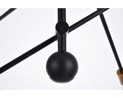 Elegant Pendant Light - Black, L 55" (LD8012D55BK)