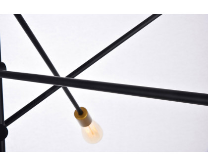 Elegant Pendant Light - Black, L 55" (LD8012D55BK)