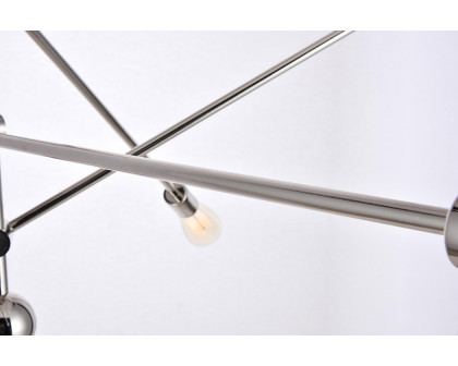 Elegant Pendant Light - Polished Nickel, L 55" (LD8013D55PN)