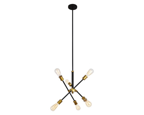 Elegant Pendant Light - Black, L 17.1" (LD8015D18BK)