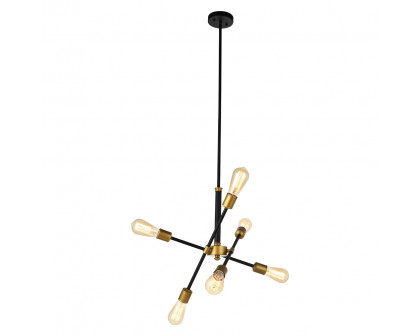 Elegant Pendant Light - Black, L 17.1" (LD8015D18BK)