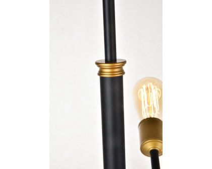 Elegant Pendant Light - Black, L 17.1" (LD8015D18BK)