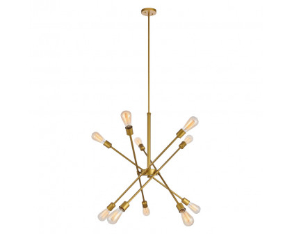 Elegant Pendant Light - Brass, L 27.2" (LD8019D28BR)