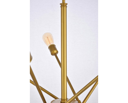 Elegant Pendant Light - Brass, L 27.2" (LD8019D28BR)