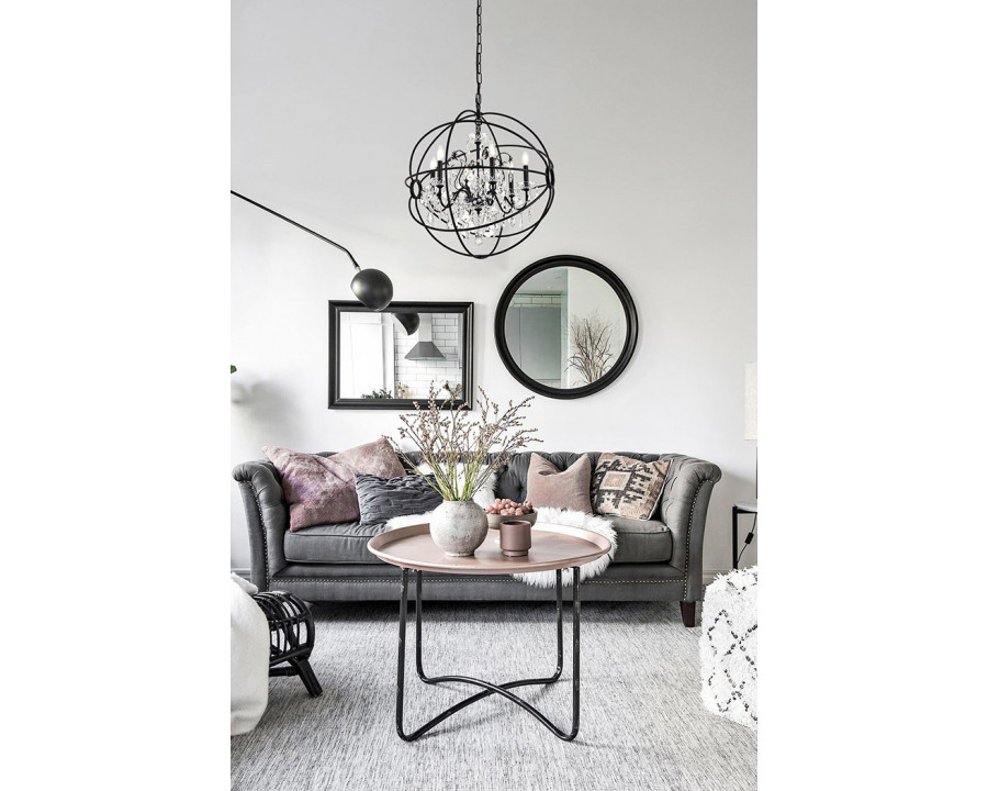 Elegant Pendant Light - Black, L 25.5" (LD8801D25BK)