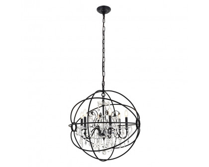 Elegant Pendant Light - Black, L 25.5" (LD8801D25BK)