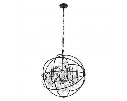 Elegant Pendant Light - Black, L 25.5" (LD8801D25BK)