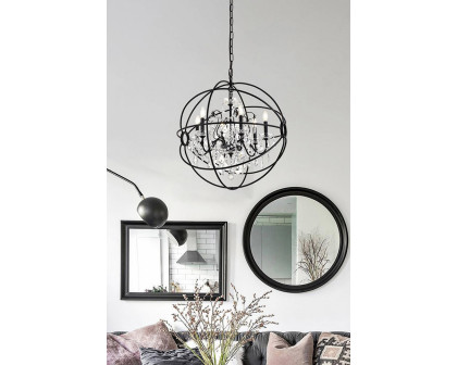 Elegant Pendant Light - Black, L 25.5" (LD8801D25BK)