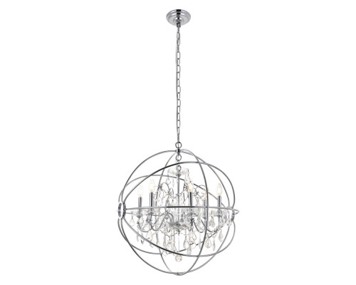 Elegant Pendant Light - Chrome, L 25.5" (LD8801D25C)