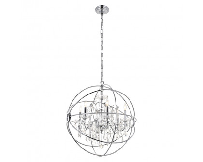 Elegant Pendant Light - Chrome, L 25.5" (LD8801D25C)