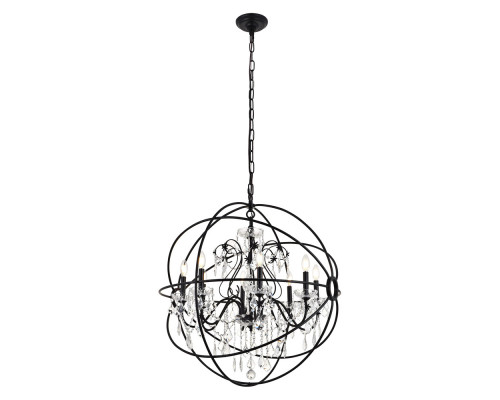 Elegant Pendant Light - Black, L 32" (LD8801D32BK)