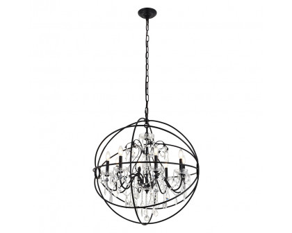 Elegant Pendant Light - Black, L 32" (LD8801D32BK)