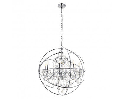 Elegant Pendant Light - Chrome, L 32" (LD8801D32C)