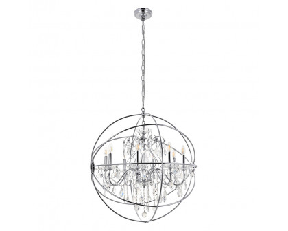 Elegant Pendant Light - Chrome, L 32" (LD8801D32C)