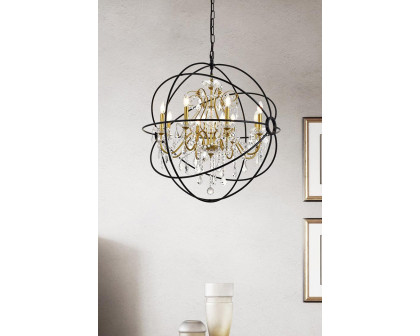 Elegant Pendant Light - Gold/Black, L 32" (LD8801D32GB)