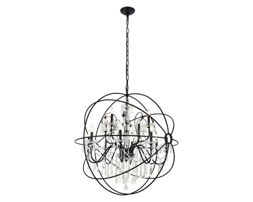 Elegant Pendant Light - Black, L 43.5" (LD8801D43BK)