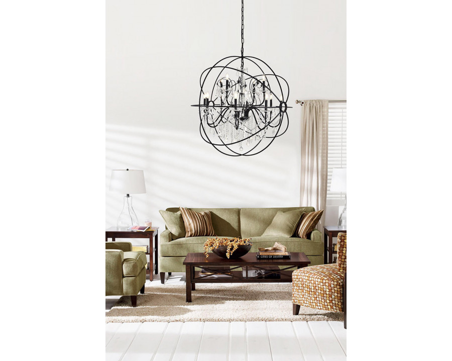 Elegant Pendant Light - Black, L 43.5" (LD8801D43BK)