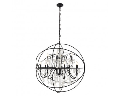 Elegant Pendant Light - Black, L 43.5" (LD8801D43BK)