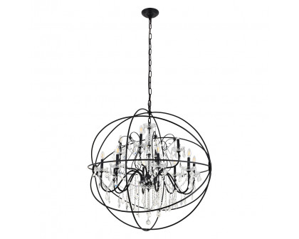 Elegant Pendant Light - Black, L 43.5" (LD8801D43BK)