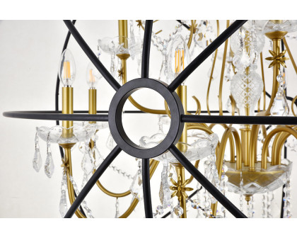 Elegant Pendant Light - Gold/Black, L 43.5" (LD8801D43GB)